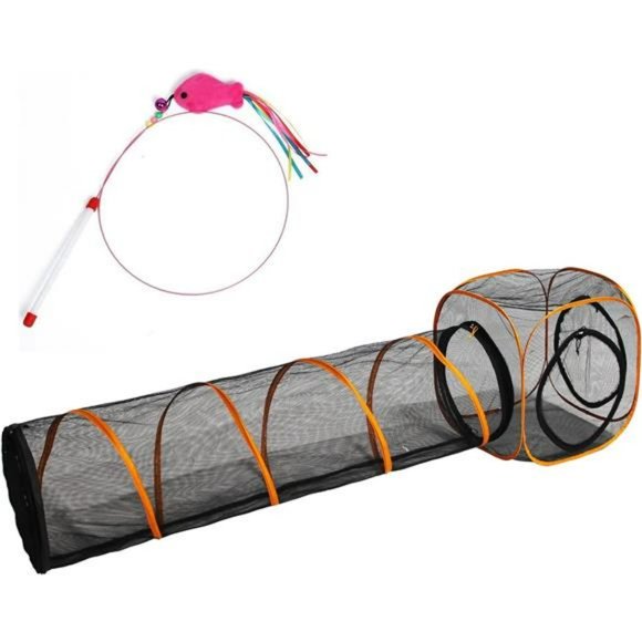 Cat Play Tunnel Cube for Indoor and Outdoor, Cat Play House with